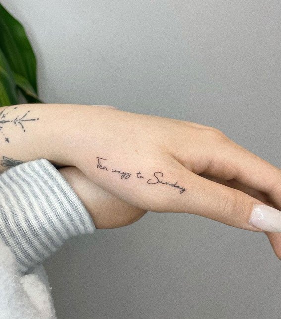 25 Tiny Hand Tattoo Ideas for Women That Are Trending in 2024