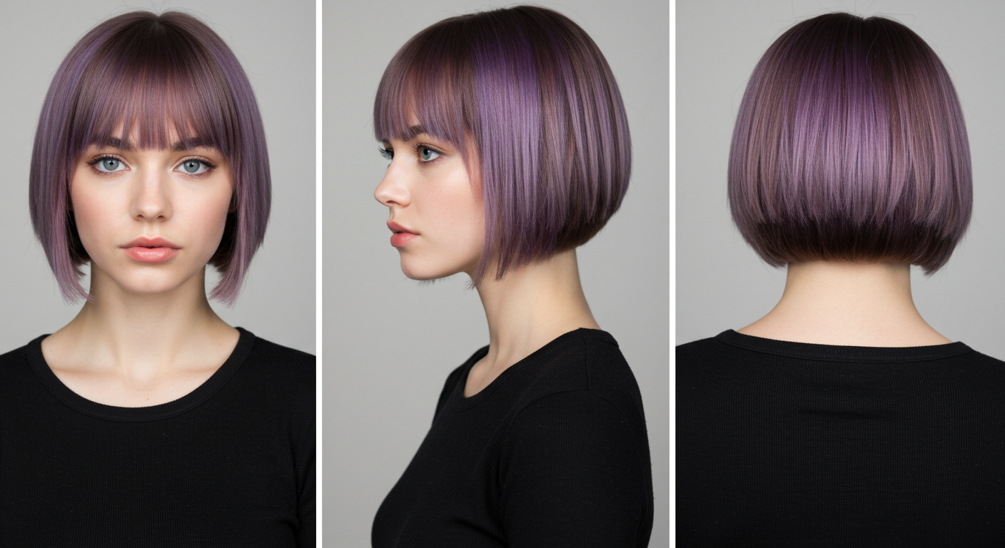 Blunt Bob with a Twist