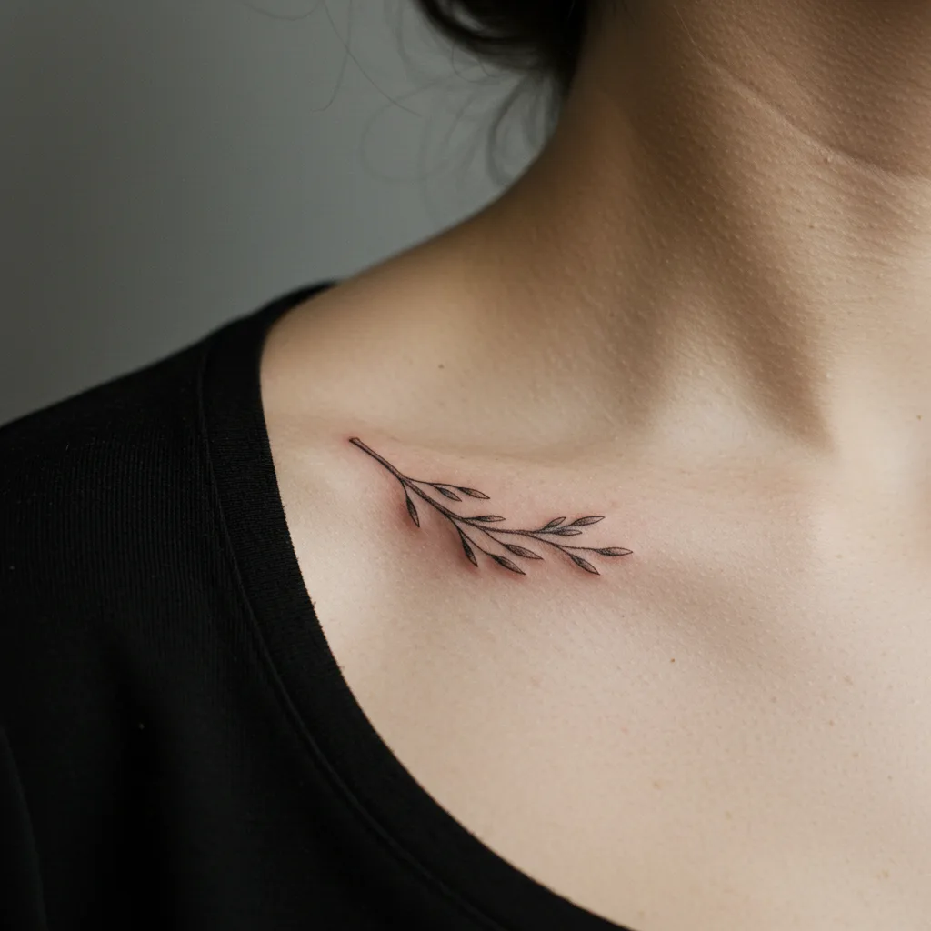 Nature Twig Tattoo