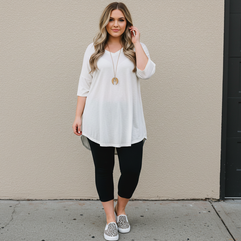 Plus-Size Tunic & Leggings