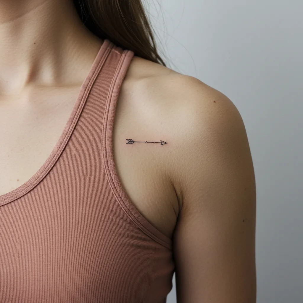 Shoulder Arrow Tattoo