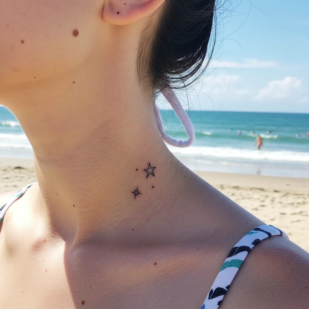 Star Dot Tattoo