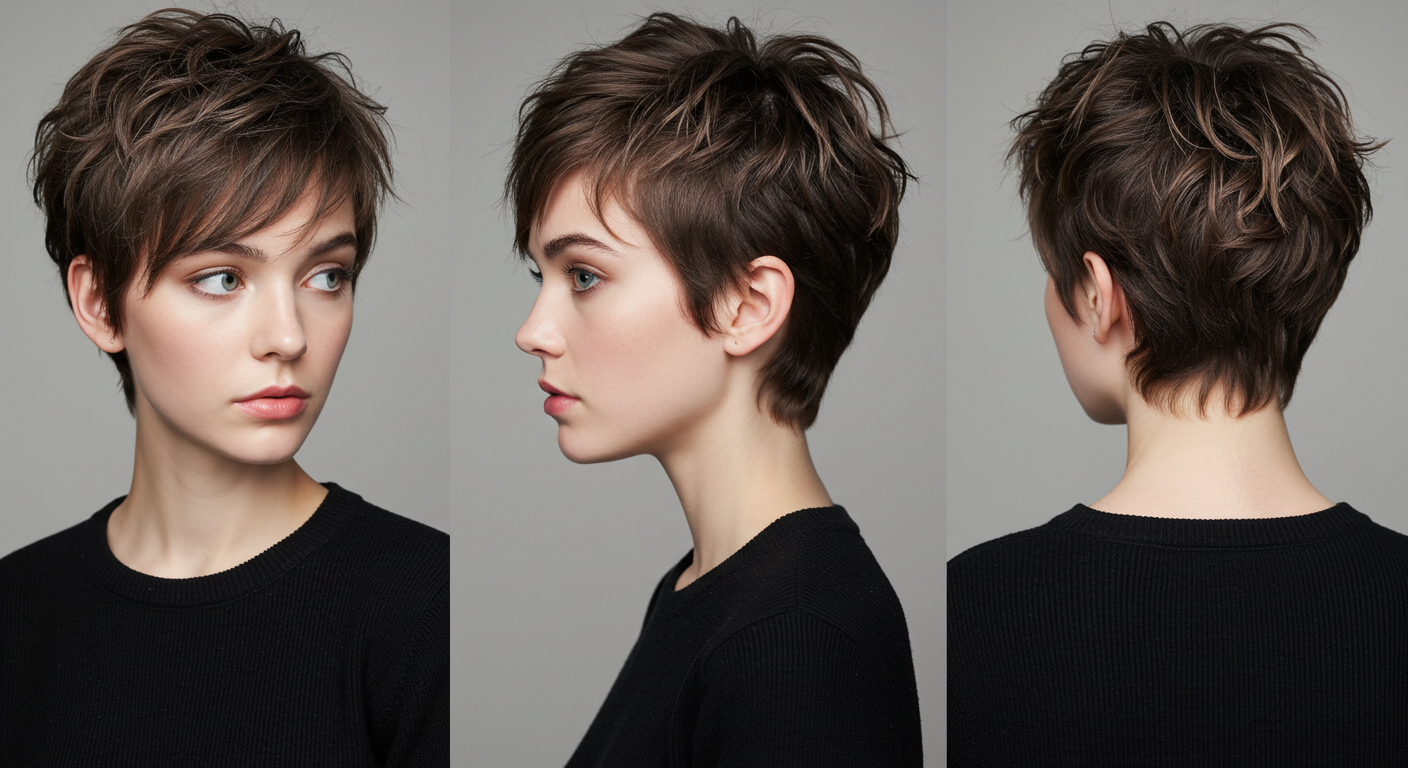 The Shaggy Pixie – Latest Trendy Hairstyles for 2025