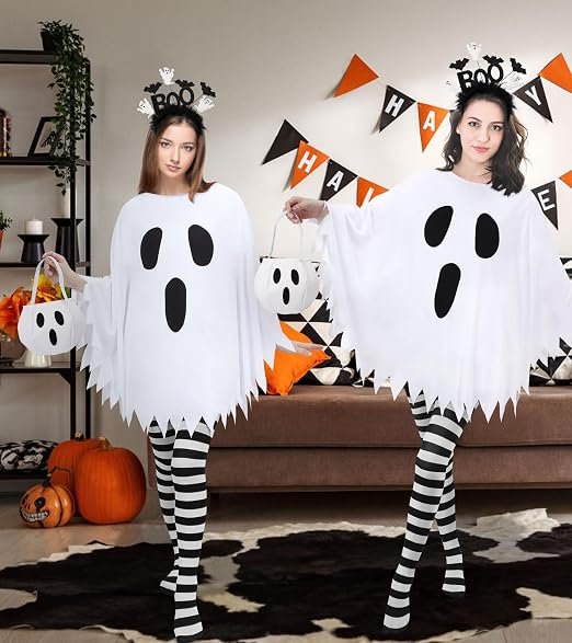 4-Piece Ghost Costume Set - 2