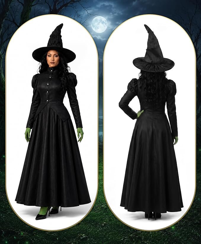 4-Piece Witch Costume Set - 6