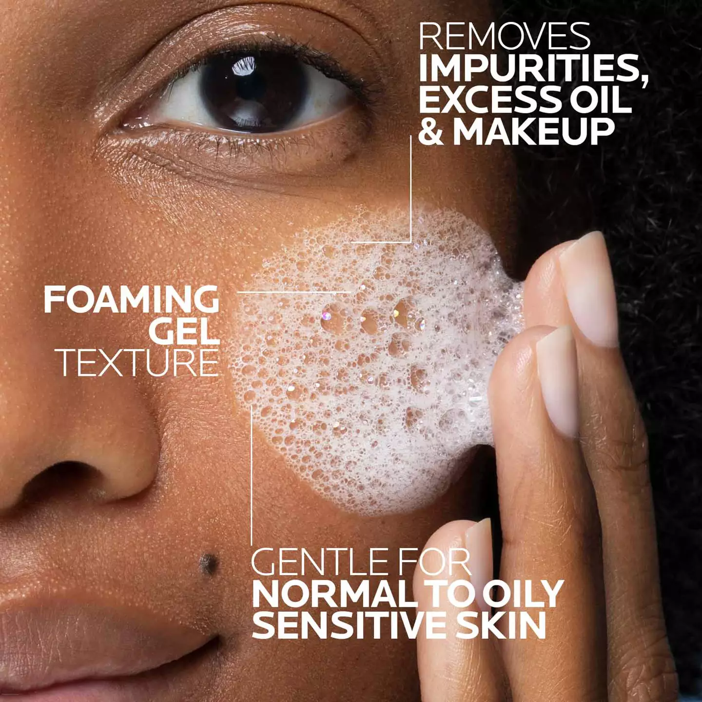 La Roche-Posay Toleriane Purifying Foaming Facial Cleanser - 2