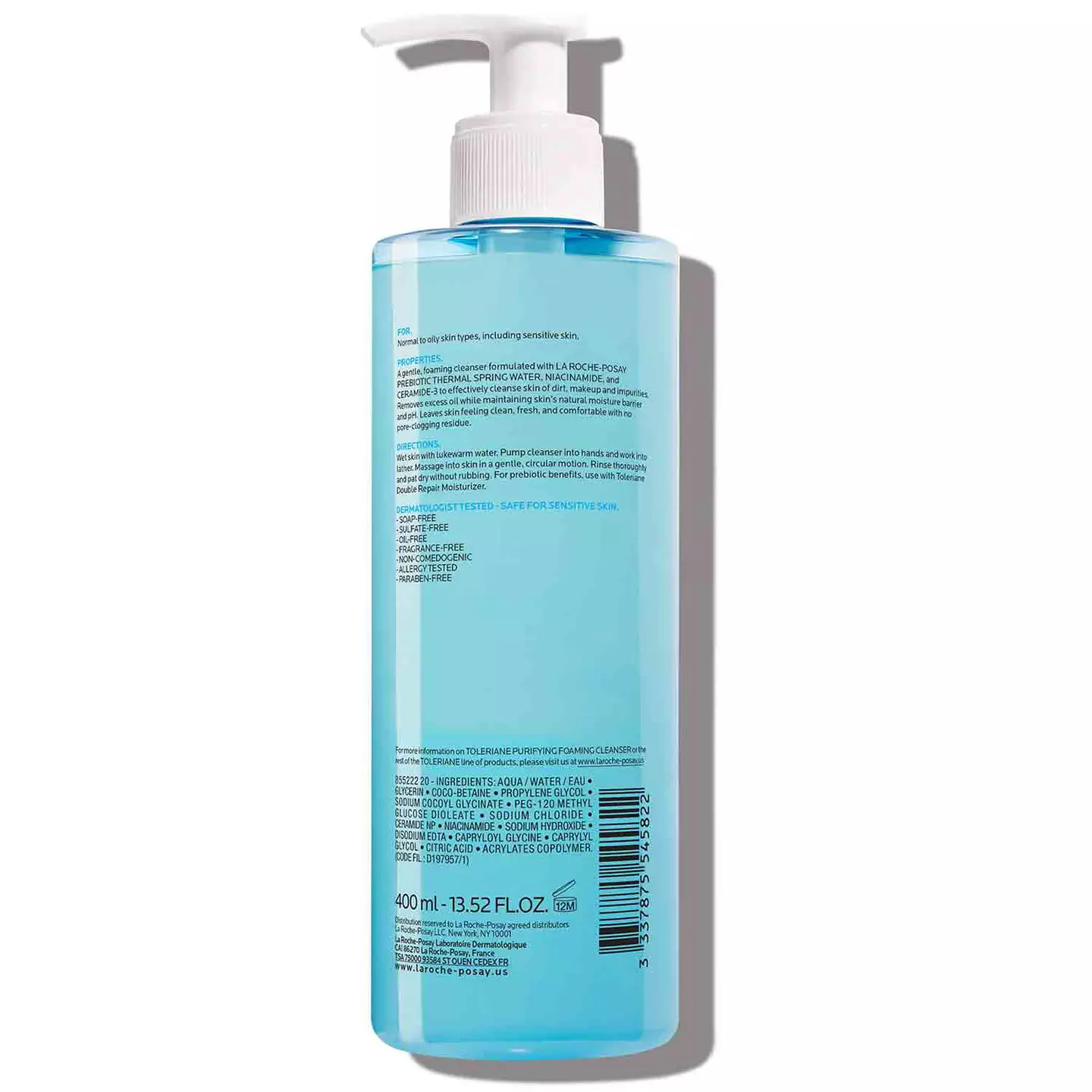 La Roche-Posay Toleriane Purifying Foaming Facial Cleanser - 5